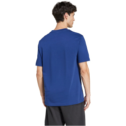 adidas Essentials Small Logo Single Jersey T-Shirt Herren JF1093 - dark blue/white XXL