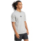 adidas Essentials Small Logo Single Jersey T-Shirt Herren JF1091 - medium grey heather/black XS