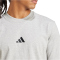 adidas Essentials Small Logo Single Jersey T-Shirt Herren JF1091 - medium grey heather/black XS