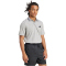 adidas Essentials Small Logo Piqué Poloshirt Herren JE9022 - medium grey heather/black S