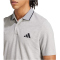 adidas Essentials Small Logo Piqué Poloshirt Herren JE9022 - medium grey heather/black S