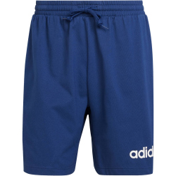 adidas Essentials Linear Single Jersey Sweatshorts Herren JE9013 - dark blue/white M