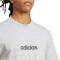 adidas Essentials Linear Single Jersey T-Shirt Herren JE9002 - medium grey heather/black XXL