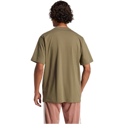 adidas Essentials Linear Single Jersey T-Shirt Herren JE9001 - olive strata/black XS