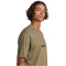 adidas Essentials Linear Single Jersey T-Shirt Herren JE9001 - olive strata/black XS