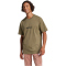 adidas Essentials Linear Single Jersey T-Shirt Herren JE9001 - olive strata/black XS