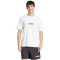 adidas Essentials Linear Single Jersey T-Shirt Herren JE9000 - white/black XS
