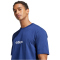 adidas Essentials Linear Single Jersey T-Shirt Herren JE8999 - dark blue/white S
