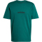 adidas Essentials Linear Single Jersey T-Shirt Herren JE8997 - collegiate green/black S