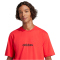 adidas Essentials Linear Single Jersey T-Shirt Herren JE8994 - pure ruby/black XS