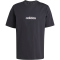 adidas Essentials Linear Single Jersey T-Shirt Herren JE8993 - black/white S