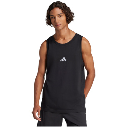 adidas Essentials Small Logo Tanktop Herren JE8986 - black/white S