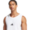 adidas Essentials Small Logo Tanktop Herren JE8984 - white/black S