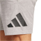 adidas Essentials Big Logo Single Jersey Sweatshorts Herren IS6908 - medium grey heather/black S