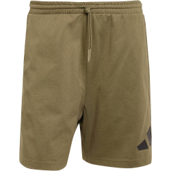 adidas Essentials Big Logo Single Jersey Sweatshorts Herren IN6184 - olive strata/black S