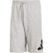 adidas Essentials Big Logo French Terry Sweatshorts Herren JE8957 - medium grey heather/black S