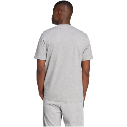 adidas Essentials Big Logo T-Shirt Herren JE8948 - medium grey heather/black M
