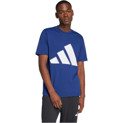 adidas Essentials Big Logo T-Shirt Herren JE8940 - dark blue/white XS