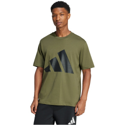 adidas Essentials Big Logo T-Shirt Herren JE8931 - olive...