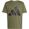 adidas Essentials Big Logo T-Shirt Herren JE8931 - olive strata/black S
