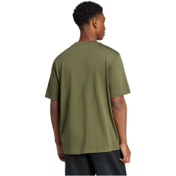 adidas Essentials Big Logo T-Shirt Herren JE8931 - olive strata/black M