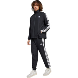 adidas Basic 3-Streifen Woven Trainingsanzug Herren JI8849 - black S