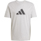 adidas Future Icons 3-Streifen Logo T-Shirt Herren JD4914 - medium grey heather S