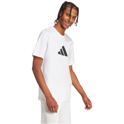 adidas Future Icons 3-Streifen Logo T-Shirt Herren JD4913 - white M