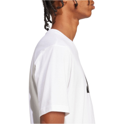 adidas Future Icons 3-Streifen Logo T-Shirt Herren JD4913 - white M