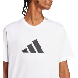 adidas Future Icons 3-Streifen Logo T-Shirt Herren JD4913 - white M