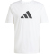adidas Future Icons 3-Streifen Logo T-Shirt Herren JD4913 - white M