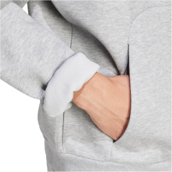 adidas Future Icons 3-Streifen Hoodie Herren JD4847 - medium grey heather S