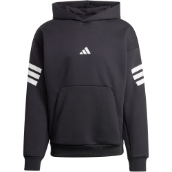 adidas Future Icons 3-Streifen Hoodie Herren JD4838 - black S
