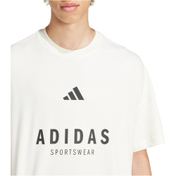 adidas All SZN Graphic T-Shirt Herren JJ3660 - off white S