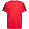 adidas Train Essentials 3-Streifen T-Shirt Jungen JJ1034 - pure ruby/black 128
