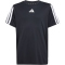 adidas Train Essentials 3-Streifen T-Shirt Jungen JJ1032 - black/white 164