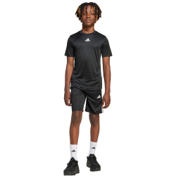 adidas Train Essentials 3-Streifen T-Shirt + Shorts Set...
