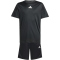 adidas Train Essentials 3-Streifen T-Shirt + Shorts Set Kinder JJ1029 - black/white 128