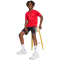 adidas Train Essentials 3-Streifen T-Shirt + Shorts Set Kinder JJ1028 - pure ruby/black 128