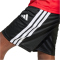 adidas Train Essentials 3-Streifen T-Shirt + Shorts Set Kinder JJ1028 - pure ruby/black 128
