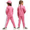 adidas Seasonal Essentials Tiberio 3-Streifen Tricot Trainingsanzug Kinder JI6208 - pink fusion/white/clear pink 104