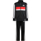 adidas Seasonal Essentials Tiberio 3-Streifen Tricot Trainingsanzug Kinder JC7513 - black/white/pure ruby 104