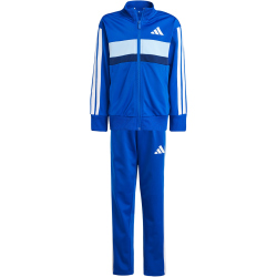 adidas Seasonal Essentials Tiberio 3-Streifen Tricot Trainingsanzug Kinder JC7512 - team royal blue/white/glow blue 128