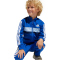 adidas Seasonal Essentials Tiberio 3-Streifen Tricot Trainingsanzug Kinder JC7512 - team royal blue/white/glow blue 128