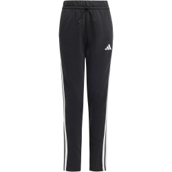 adidas Seasonal Essentials Tiberio 3-Streifen Fleece Jogginganzug Kinder JC7522 - pure ruby/white 176
