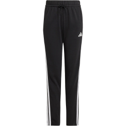 adidas Seasonal Essentials Tiberio 3-Streifen Fleece Jogginganzug Kinder JC7520 - black/white/grey two 128