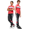 adidas Seasonal Essentials Tiberio 3-Streifen Jogginghose Kinder JC7485 - black/white/pure ruby 140