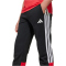 adidas Seasonal Essentials Tiberio 3-Streifen Jogginghose Kinder JC7485 - black/white/pure ruby 176