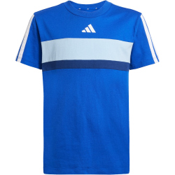 adidas Seasonal Essentials Tiberio 3-Streifen T-Shirt Kinder JC7470 - team royal blue/core white 164