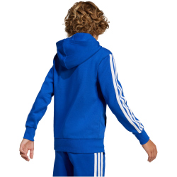 adidas Seasonal Essentials Tiberio 3-Streifen Hoodie Kinder JC7481 - team royal blue/white/glow blue 140